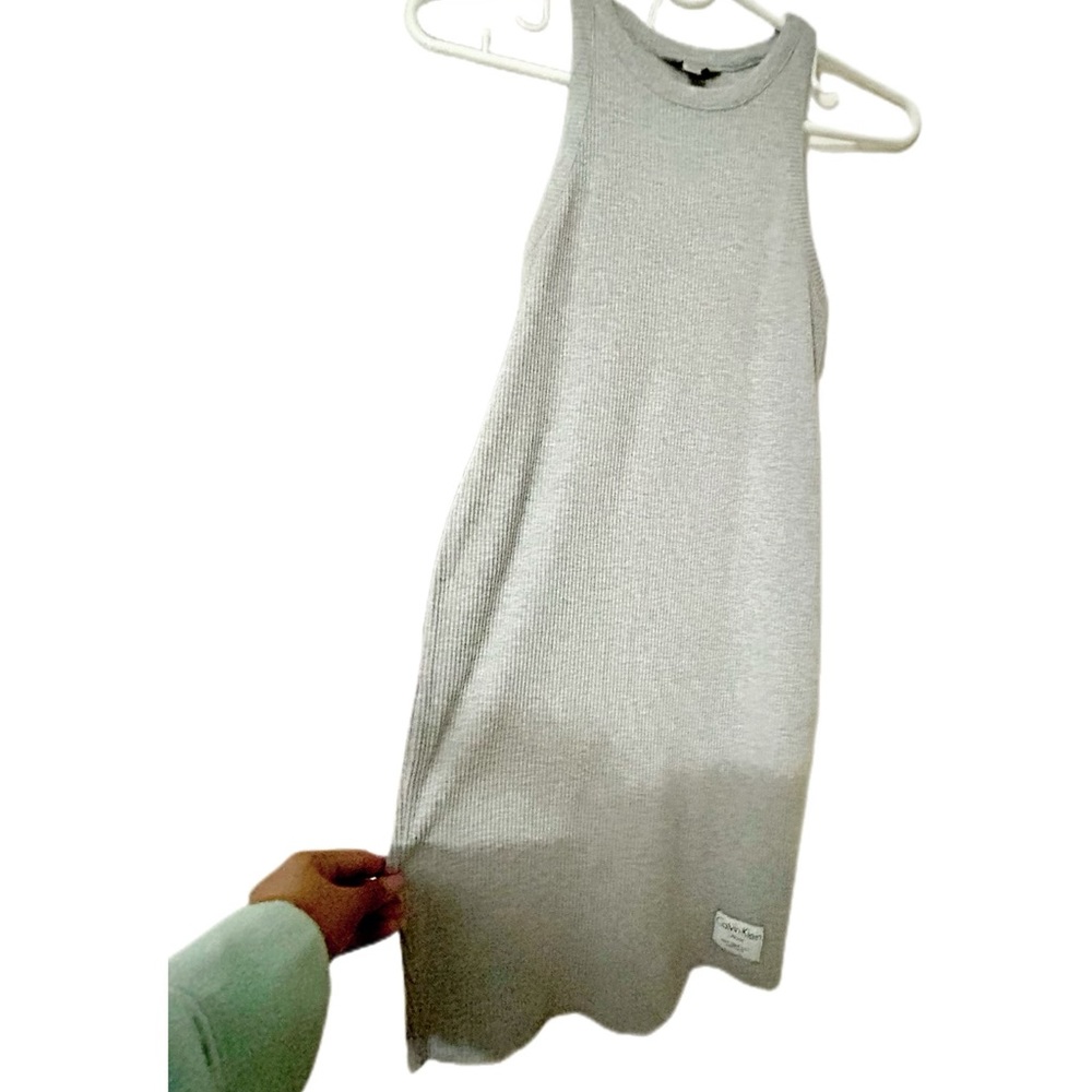 Calvin Klein ribbed dress .